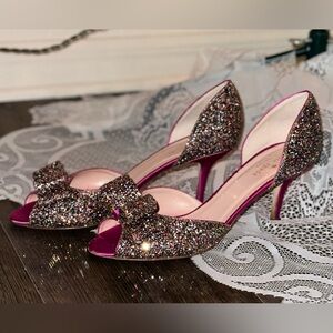 Kate Spade Sela Glitter Heels